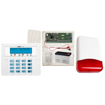 ZESTAW ALARMOWY SATEL VERSA 15 + VERSA-LCD-BL + OPU-4P + SYRENA TI700
